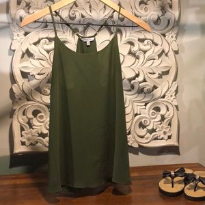 Naked Zebra Green Tank Top